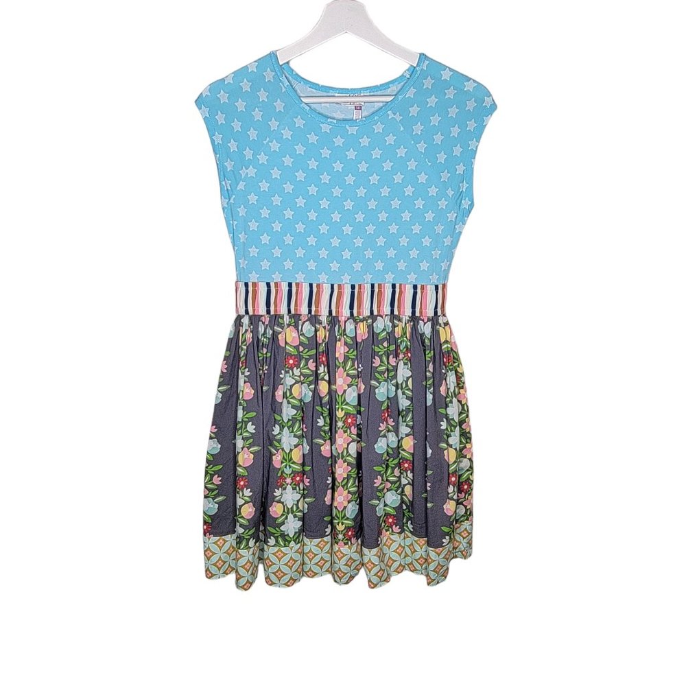 Matilda Jane 435 Hello Lovely Seeing Stars Girls Floral Dress Size 14 #3111